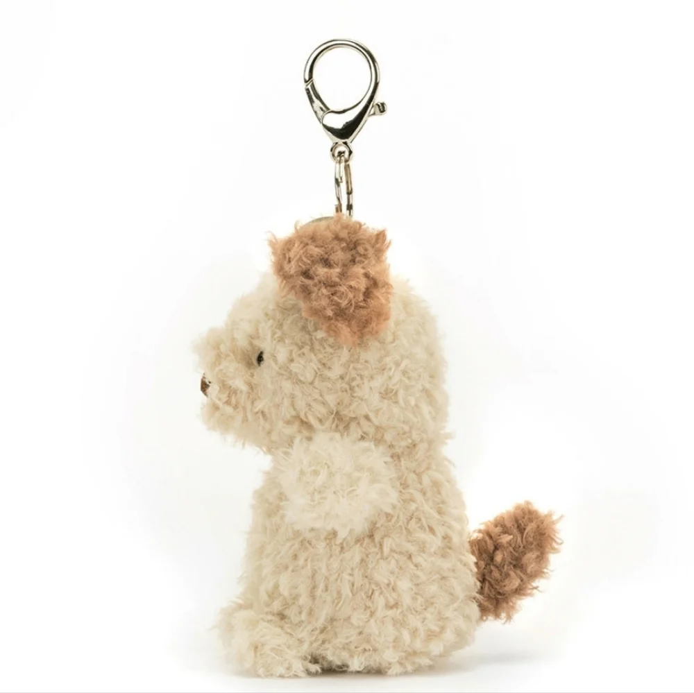 Jellycat Little Pup Bag Charm 7.1x 3.9x3.1" NWT Authentic - Picture 3 of 8